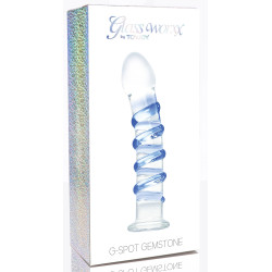 Glass Worxx  TOYJOY Gode en verre G-Spot Gemstone 17 x 3.7cm